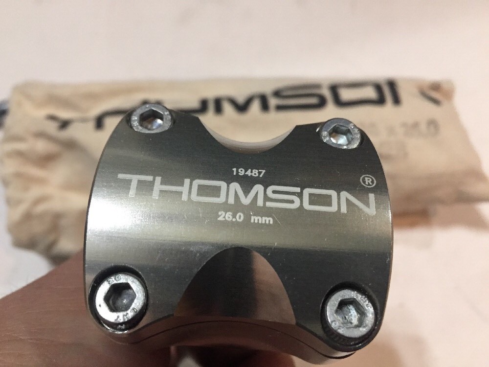 THOMSON ステム Elite 5° 130mm 25.4 THOMSON ELITE 5 DEGREE 130 X 26.0 STEM - SILVER | eBay