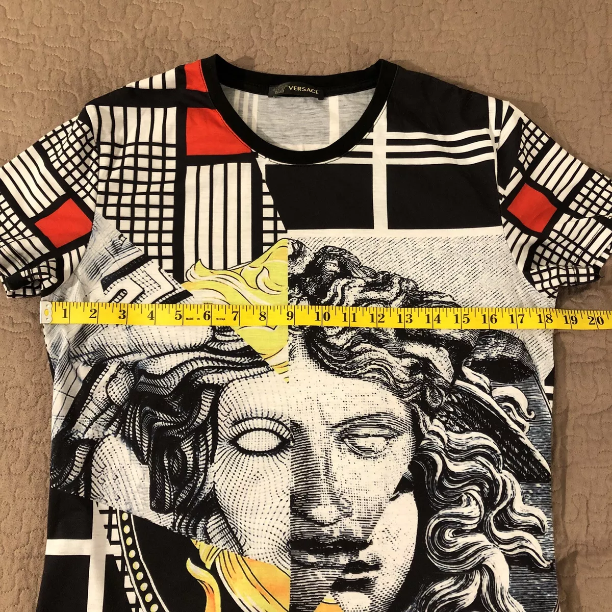 Gianni Versace Medusa Print T-Shirt (Made In Italy) Pre-owned