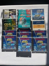 Lot CD-R & CD-RW Blank Media Discs Memorex / Sony /HP / Imation / Verbatim