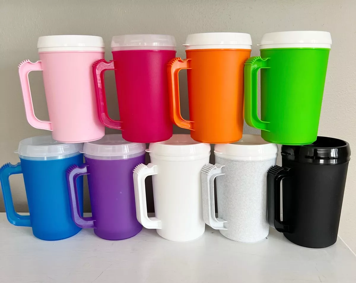 Mega Mugs- Retro Thermos Mugs- Hot or Cold Drinks 22oz 90s Mug