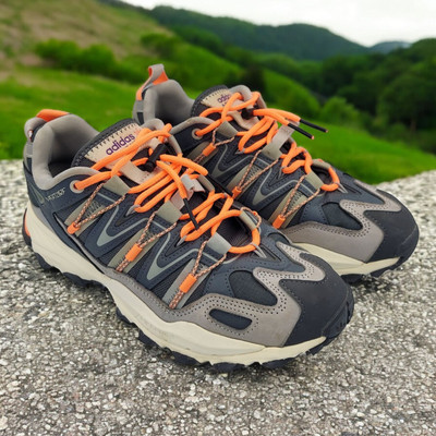Adidas Adventure Adiprene+ Hyperturf Gray Orange EVM 004001 Size 8.5