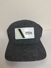 Gray Puma Snapback Baseball Cap Removable Pga Jr Patch Never Worn