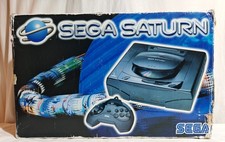 Sega Saturn MK 1 Console, Boxed, 2x Games, Controller, Cables.Good Working Order