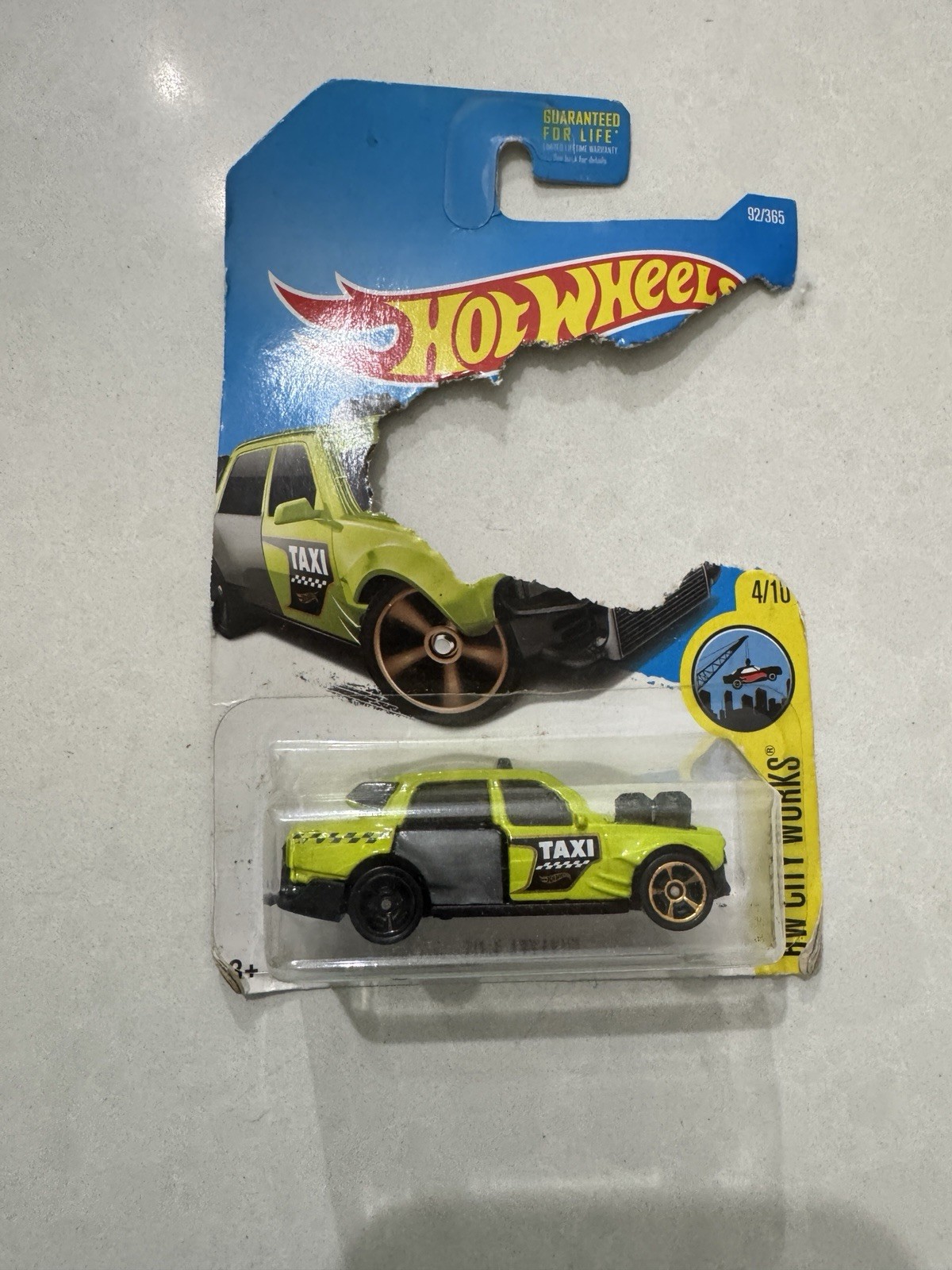 Hot Wheels Time Attaxi - HW City Works 4/10 (2017)