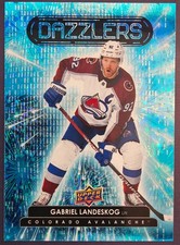 2022-23 UD Series 1 #DZ-34 Dazzlers Gabriel Landeskog Blue Avalanche Insert
