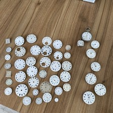 8 x ANTIQUE POCKET WATCH MOVEMENTS - 36 faces SPARES REPAIRS