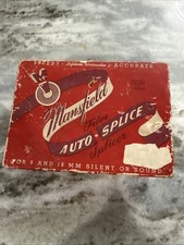 PFR Vintage Used With Box Mansfield 8mm 16mm Auto-Splice Film Splicer