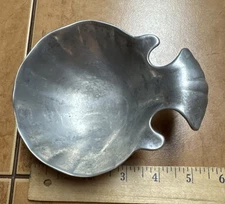 Wilton Pewter Mt. Joy PA Fish Shaped Trinket Hors D'oeuvre Dish Bruce Fox Bowl