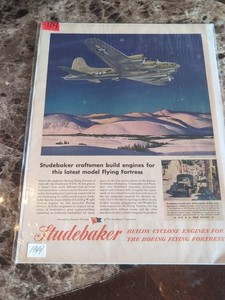 Vintage Studebaker Advertisement