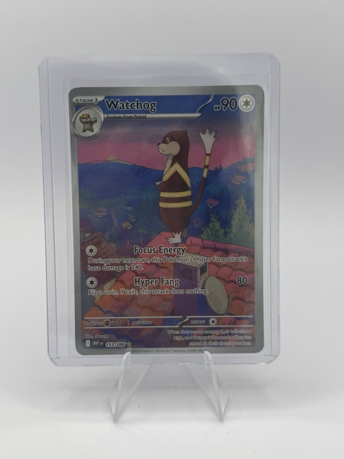 Watchog 153/086 SV: White Flare - Pokemon Card - NM