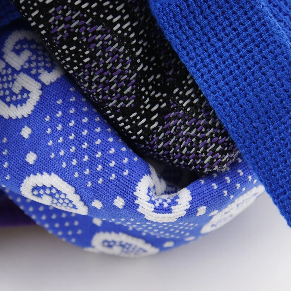 GUCCI GG маленькая сумка рюкзак рюкзак 752100 2WAY талии сумка синий / фиолетовый Ny... - Изображение 4 из 4