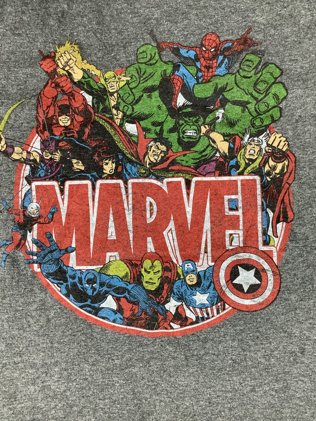 Vintage Marvel T Shirt Mens Small Grey Superhero Comic Retro 90s 507 image 2