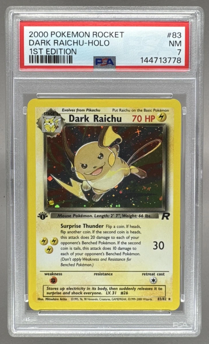 dark raichu pokemon card value Dark Raichu for sale