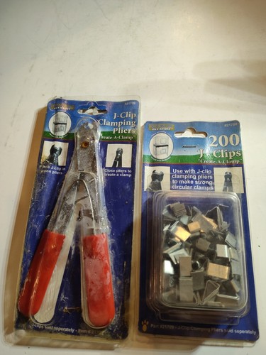 ADVANTEK JCLIP J CLIP PLIERS WITH 200 J CLIPS 21709 21708 RABBITS