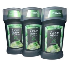 Dove Men Care Reserve Collection Mint Mojito Deodorant Aluminum Free Lot of 3