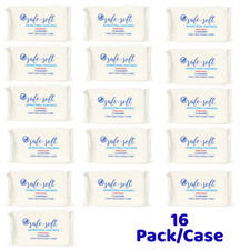 Case of 16 Packs Safe and Soft Antibacterial Hand Wipes - 72 Wipes Each