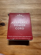 Hallmark Keepsake Power Cord Power Supply for Ornaments Wall Plug 2017 open box