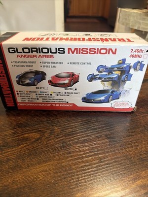 RC Robot/Car CHANGEABLE FORCE ARES'' RC deformable Robot into Car Super Gift!!