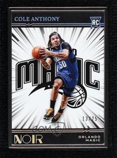 2020 Panini Noir Rookies Metal Frame Statement Edition 13/25 Cole Anthony 02ez