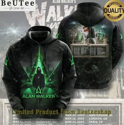 DJ Alan Walker Walker World Tour 2024 2025 3D Hoodie HOT HOT