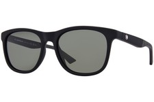 Mont Blanc MB0400S 002 Sunglasses Men's Black/Grey Lenses Rectangle Shape 55mm