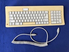 Apple Macintosh SE IIGS M0116 Keyboard  Cable W/ Almond Alps. All Keys Tested