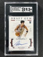 25/25 ≈1/1 2020-21 Flawless Deni Avdija Draft Gem Signatures RC Auto SGC 9.5/10