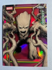 2026 Topps Chrome Marvel Groot #46 Pink Refractor Numbered /250 030/250