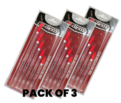 3 Packs of 5 -Diem Crystal Clear Waggler Floats - 15 Coarse Match Fishing Floats