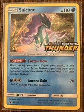  Suicune STAFF Stamped Pokemon Promo sm149 Lost Thunder Prerelease on eBay