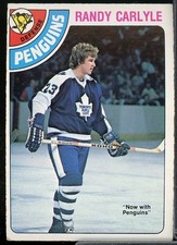 Randy Carlyle Rookie Card 1978-79 O-Pee-Chee #312. rookie card picture