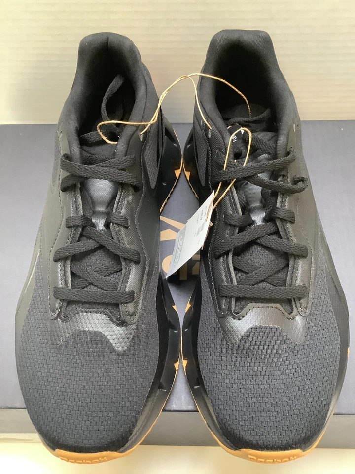 Reebok Men's Zig Dynamica 4, Lace-Up Running Shoes, Black/Gum, Size 8 - Image 3 of 4