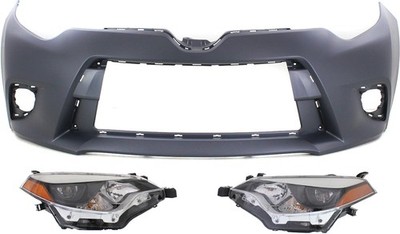 COROLLA 14-16 HEAD LAMP RH AND LH 3-pc Kit Assembly LED CE/L/LE/LE Eco/(LE Eco P