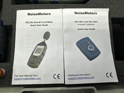 CASELLA CEL-240 (CEL-24X)SOUND LEVEL METER & CALIBRATOR CEL-120/2 W/ Case Tested - Picture 3 of 23