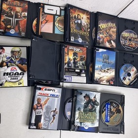 SONY PlayStation 2 Fat Black PS2 Bundle SCPH-35001 20 Games GTA SA QUAKE 3 LOTR