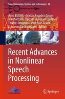 Recent Advances In Nonlinear Speech Processing Anna Esposito