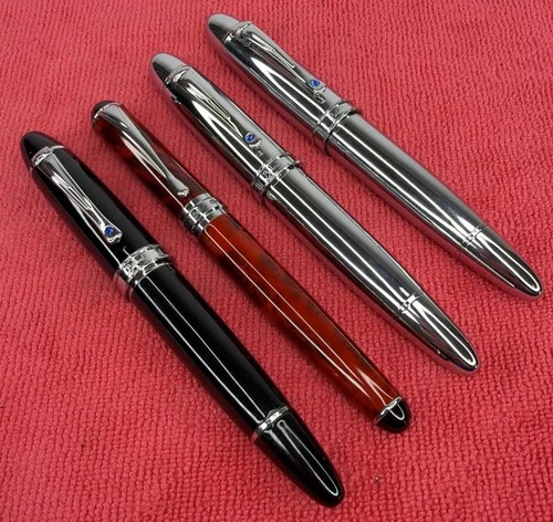 (LOT OF 4) Jinhao Bulow Fountain pens New Never Used Estate Sale Find Must READ - product listing photo