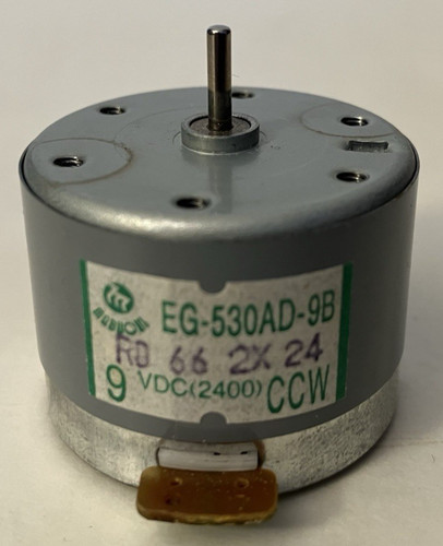 Mabuchi EG-530AD-9B DC 9V 2400 RPM CCW Cassette Transport Motor