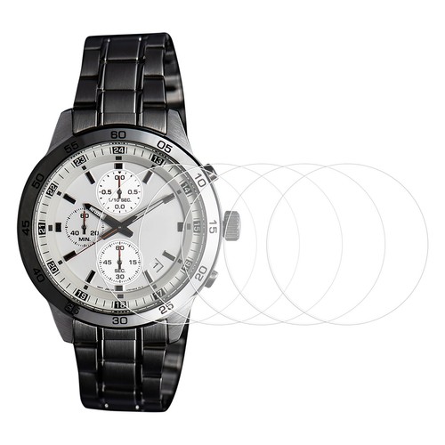 5pcs Watch Glass Screen Protectors 30mm High AL Tempered Glass