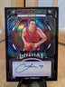2021-22 Panini Obsidian Galaxy Autographs Luc Longley #GA-LLU Chicago Bulls /75