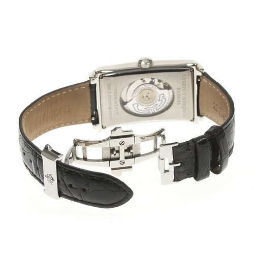 Cuervo Y Sobrinos Havana Prominente A1012 AT SS Diamond Bezel Black 31mm Grade B - 第 7/7 張圖片