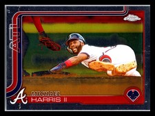 2025 Chrome Michael Harris II Atlanta Braves Base #230
