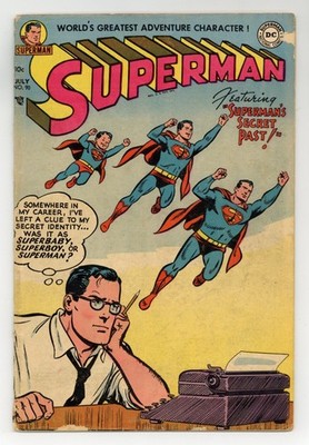 Superman #90 GD+ 2.5 1954