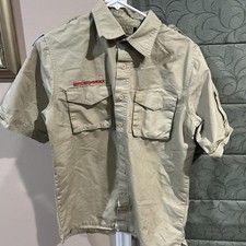 Boy Scout BSA UNIFORM SHIRT New Style Adult Men's Small Short Sleeve C60