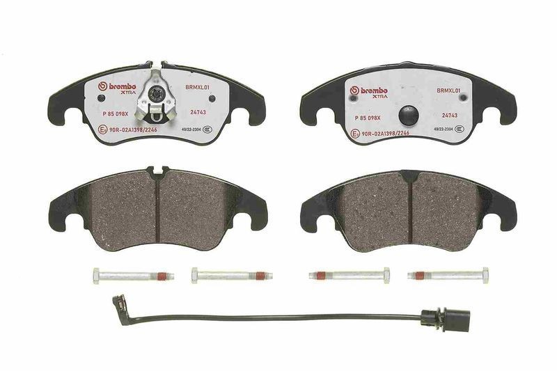 Brake Pads Set fits SKODA SUPERB Mk3 Front 2015 on Brembo 5Q0698151 5Q0698151A - Image 62
