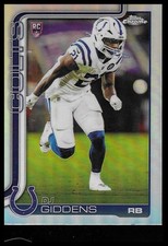 DJ Giddens Topps Chrome Refractor RC #390