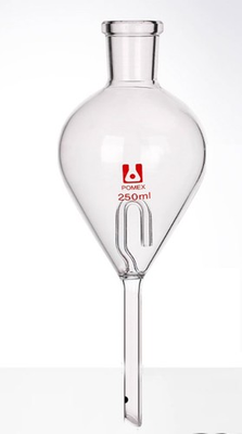 #ad Borosilicate Glass Gas Saturation Funnel Pear Shape Laboratory Gas Washer $55.24