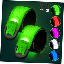 Rechargeable LED Armband 2-Pack, High Visibility Running Gear for Classic