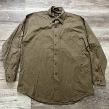 Vintage Chaps Ralph Lauren Dress Shirt Size 16.5 34-35 55% 100 cotton solid  (1)