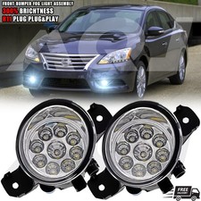 For Nissan Sentra 1982-2025 Driving Fog Lights Bumper Clear Lens Assembly Lamps
